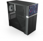 Valkyrie VK02 LCD Midi Tower Case, Black