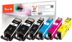Peach Patrone Canon PG-520CLI-521 MultiPack Plus 2xbk,c,m,y remanufactured