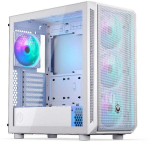 Endorfy Arx 700 ARGB ATX mid tower, TG +4x140mm ARGB fans, white