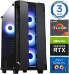 INTOP AQUA Ryzen 7 7700X 32GB DDR5 1TB SSD M.2 NVME+2TB RTX5050 8GB no-OS