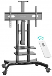 Onkron TS1881E-B mobile TV stand 50-86" black