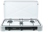 Countertop Gas Hob Ravanson K-03TB White 3 Zones