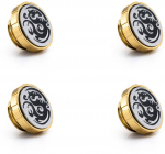 Bitspower Artemis sealing plugs G1/4, 4-pack, Stardust Gold
