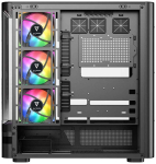 Modecom Case AQ100 MIDI ARGB Glass 4 fans black