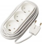 MicroConnect EL Socket 3 power outlet U/J white 5m 5,0 meter cord