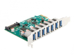 Delock PCI Express x1 card to 7x external USB 5 Gbps Type-A