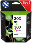 HP 303 Black/Tri - Color Original Ink