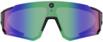 Colmi V06 AI Sports Sunglasses (Black with Blue Lenses)