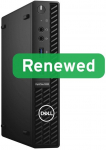 DELL Renewed Grade A | OptiPlex 3080 Micro | Intel Core i5 | i5‑10500T | 8 GB | SSD | 256 GB | Intel UHD Graphics 630 |