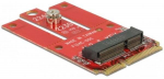 1 x Mini PCIe, 1 x 67 pin M.2 key E slot, 54 x 30 mm