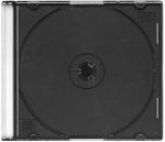 Omega CD box Slim PL, black (44843)