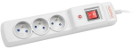 Armac Multi M3 1.5M power strip, 3 sockets, gray