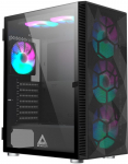 Montech X3 Mesh Midi-Tower Case, RGB, Tempered Glass - Black