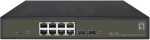 LevelOne Switch 8x GE GES-2110P 2xGSFP 19" 130W 8xPoE