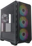 Montech AIR 903 MAX Midi-Tower, Tempered Glass Side, 4x 140mm ARGB Fans - Black