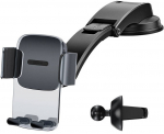 Car holder Baseus Easy Control Clamp for grille / dashboard (black)