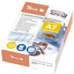 Peach Laminierfolien A7 125mic gl&auml;nzend PP525-05 100PK