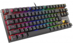 GAMING KEYBOARD GENESIS THOR 303 TKL CZ/SK RGB BACKLIGHT MECHANICAL RED BLACK HOT SWAP