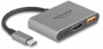 DELOCK USB Type-C Adapter zu HDMI 4K 30 Hz mit USB Typ-A