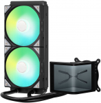 TRYX PANORAMA SE ARGB 240 AIO Liquid Cooler, 3D AMOLED Display, 240mm, black