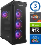 INTOP AQUA Ryzen 7 7700X 32GB DDR5 500SSD M.2 NVME+2TB RTX5070 12GB no-OS