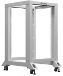 Open rack 19" 18U 600x800 gray