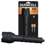Duracell Rubber flashlight 100 LM 2AA