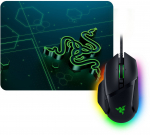 Razer Moba Bundle, Basilisk V3 + Goliathus Mobile Mousepad - Black