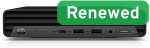 HP Renewed Grade B | Elite Mini 800 G9 | Intel Core i5 | i5-14500T | 32 GB | NVMe SSD | 512 GB | Intel UHD Graphics | Wi