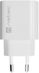 Wall charger Natec Ribera 1x USB-A 18W White