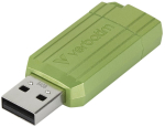 USB flash drive 64GB Verbatim 2.0 Pin Stripe Eucalyptus Green