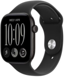Apple Watch Series 12 GPS+Cellular 42mm Black Aluminium Case with Black Sport Band - S/M
