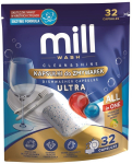 MILL CLEAN&SHINE Ultra dishwasher capsules, 32 pcs, 3K.D