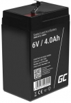 Green Cell AGM15 6V 4Ah Maintenance-free Battery
