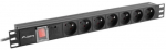 LANBERG PDU RACK POWER STRIP (1U,16A,7X 230V,2M)