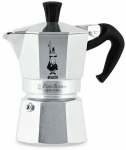 Bialetti Moka Express Moka pot Aluminium, Black