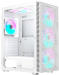 Montech X3 Mesh Midi-Tower, RGB, Tempered Glass - White