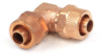 11/8mm (8x1.5mm) L hose connector - copper plated
