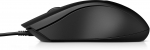 HP 100 USB Wired Mouse - Black
