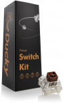 Ducky Kailh Box Brown Switches, mechanisch, 3-Pin, taktil, MX-Stem, 50g - 110 St&uuml;ck