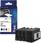 Freecolor Patrone HP 953XL color BKCMY remanufactured