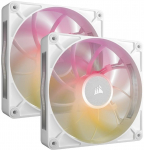 Corsair iCUE LINK RX140 MAX RGB PWM Fan - 2-Pack, 140mm, White