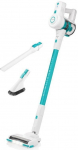 Hyundai HYUVC938 stick vacuum/electric broom 2-in-1 stick vacuum Battery Dry HEPA Bagless 0.6 L White, Turquoise