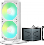 TRYX PANORAMA SE ARGB 240 AIO Liquid Cooler, 3D-AMOLED Display, 240mm, White