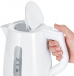 Severin WK 3411 electric kettle 1 L 2200 W White