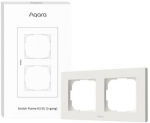 Aqara Switch Frame H2 (2-gang), white