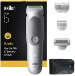 Braun Body Groomer | Series 5 BG5550 | Cordless | Lght Grey