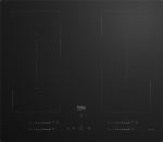 Beko HII64720QUF2T induction hob, 4 zones, touch, black