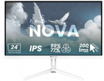 Arozzi Nova 24" IPS 200Hz FHD Gaming Monitor - White