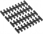 Alphacool Eiskamm X16 - 3mm black - 4 pcs